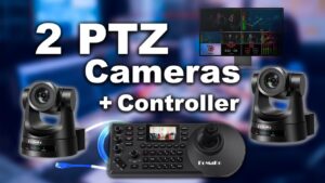 How to Set Up 2 Fomako PTZ Cameras with a Controller and Stream Live to Facebook & YouTube