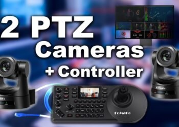 How to Set Up 2 Fomako PTZ Cameras with a Controller and Stream Live to Facebook & YouTube (1)